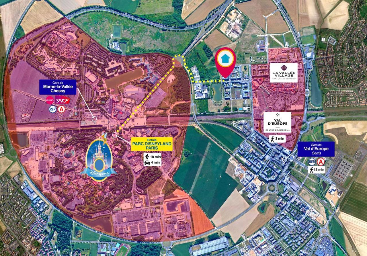 Disneyland-Paris, Studio 2 Pers, Wifi セリ エクステリア 写真